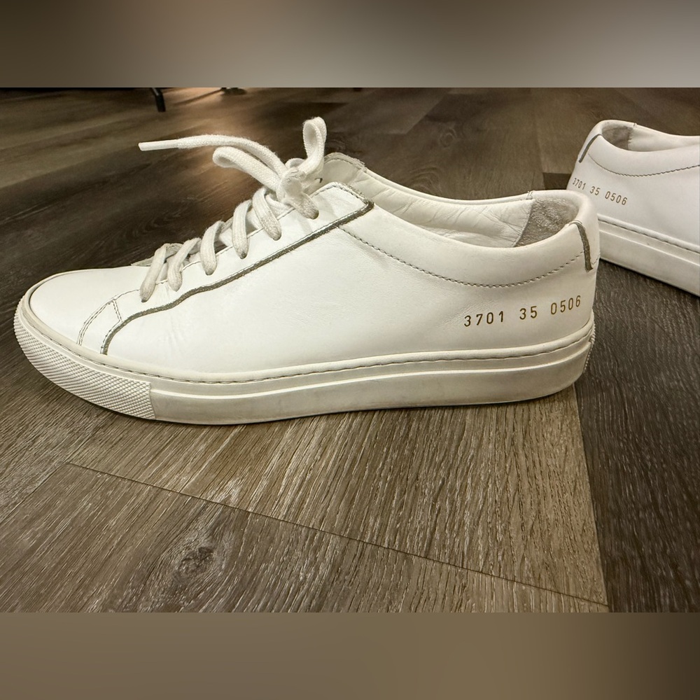 Common Projects Achilles Low Sneakers - White - Size 35 used